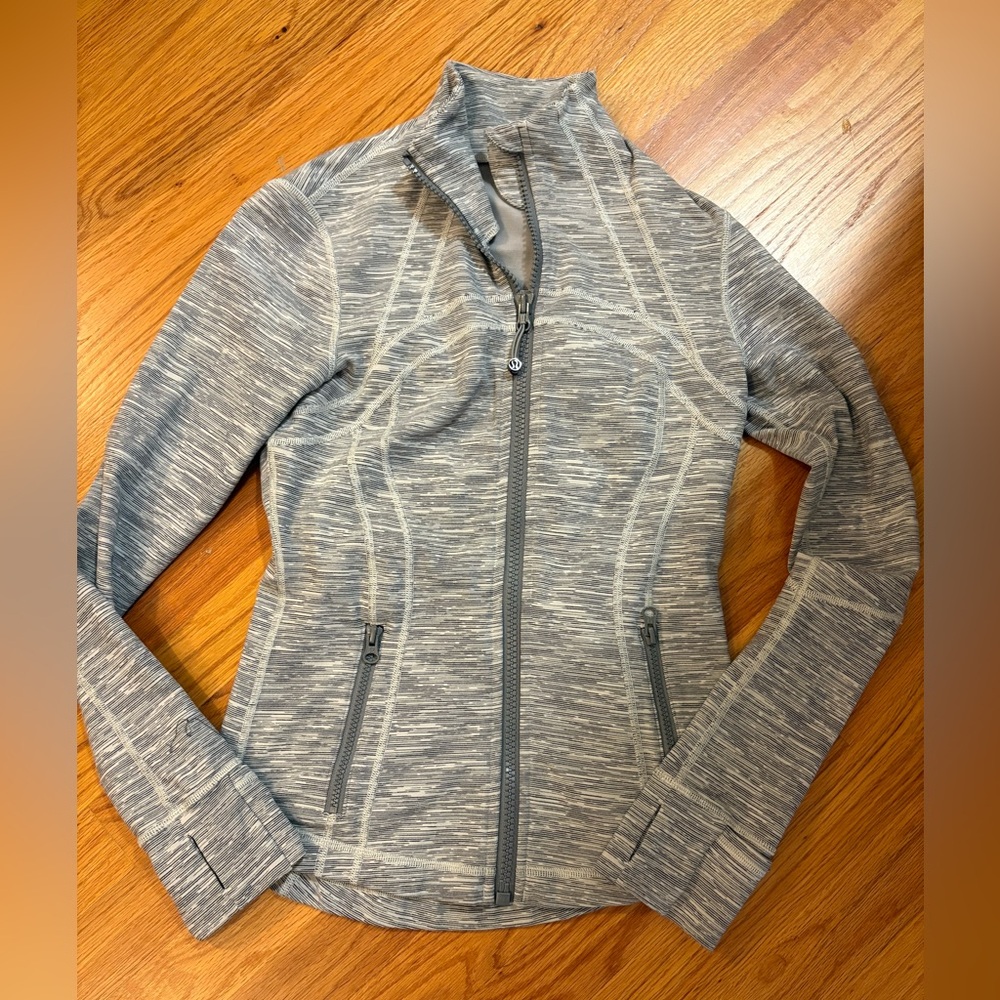 Lululemon Athletica Gray Zip-Up